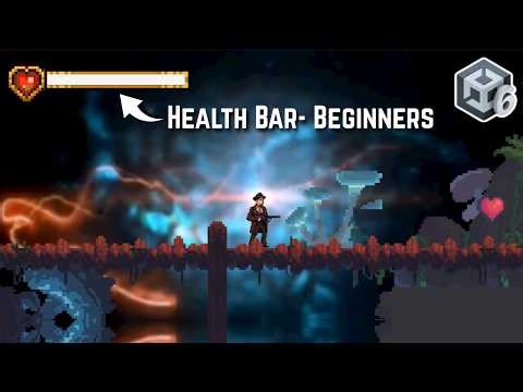 Health Bar UI in Unity with C# for Beginners | Beginner Tutorial on How to Make Health bar in Unity