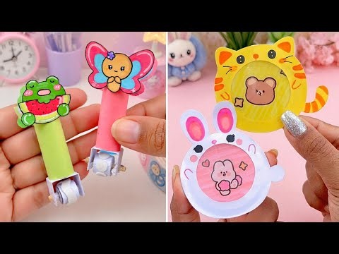 10 Easy craft ideas / miniature craft / Paper craft/ how to make /DIY school project/ Helena's Craft
