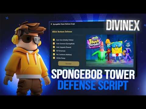 SpongeBob Tower Defense Script (PASTEBIN 2026)(AUTO UGRADE, AUTO SKIP, AUTO NEXT GAME ios/android/pc