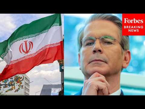 Reporter Asks Bessent About US-Iran Talks: 'Is Sanctions Relief For Iran On The Table?'