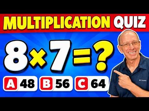 Can You Pass This Multiplication Quiz...? ✖️ Multiplication Table Quiz