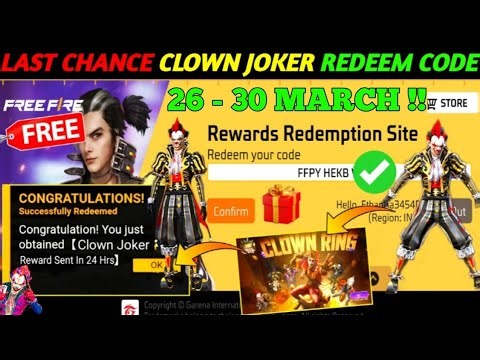 FREE FIRE REDEEM CODE TODAY 27 MARCH REDEEM CODE FREE FIRE | FF REDEEM CODE TODAY 27 MARCH 