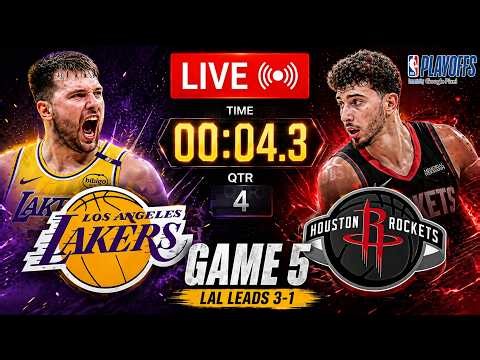 NBA LIVE! Los Angeles Lakers vs Houston Rockets April 29, 2026 | 2026 NBA Playoffs Live 2K Game 5