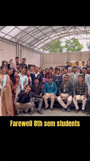 Farewell day for the 8th semester students. Good moments, good people and ended the day in the gym.