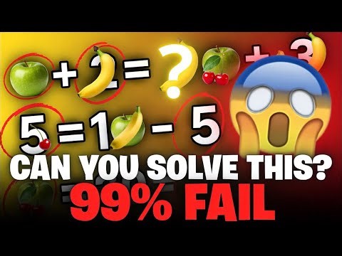 ONLY GENIUSES Get This Right 🤯 Fruit Math Challenge LIVE