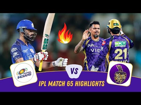 Mumbai Indians vs Kolkata Knight Riders | Ipl 2026 Match 65 Full Highlights | MI vs KKR