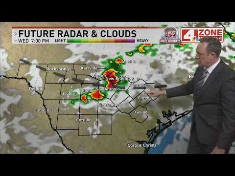 Slight chance of severe weather Wednesday