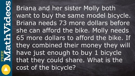 How to write an equation and solve from a word problem