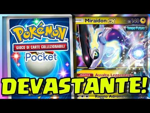 Miraidon EX⚡Nuovo mazzo META DEVASTANTE su Pokémon TCG Pocket!