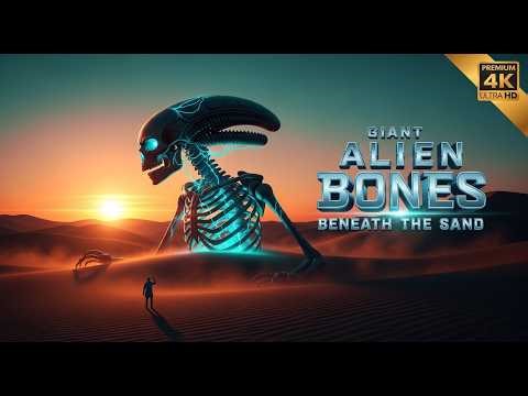 🔥 Desert Sci-Fi Mystery: Giant Alien Bones Beneath the Sand 👽🏜️ Cinematic AI Story 🎬✨