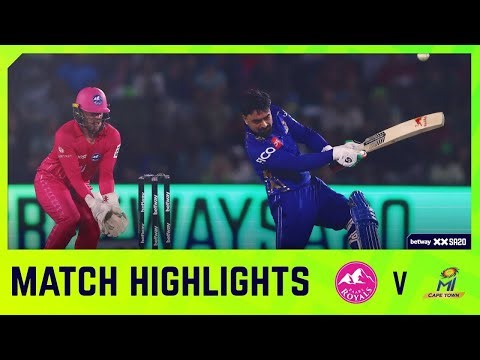 Paarl Royals vs MI Cape Town | Match 10 Highlights | Betway SA20
