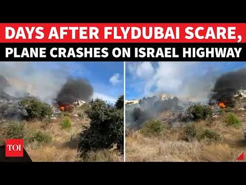 BREAKING: Israel Plane BURSTS Into Flames Near Haifa In Another Aviation Shock, Casualties Confirmed