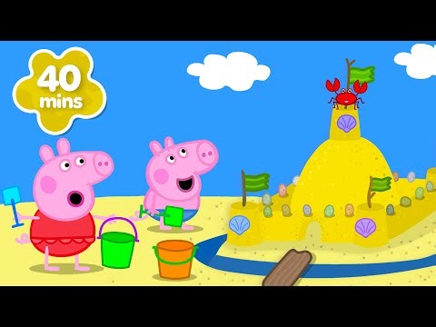 Peppa Wutz baut eine RIESIGE SANDBURG! 🏖️🦀 | Neue ganze Folgen