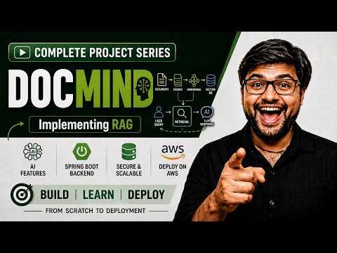 Implementing RAG in DocMind Project | How to use RAG in Spring Boot Based Project #7