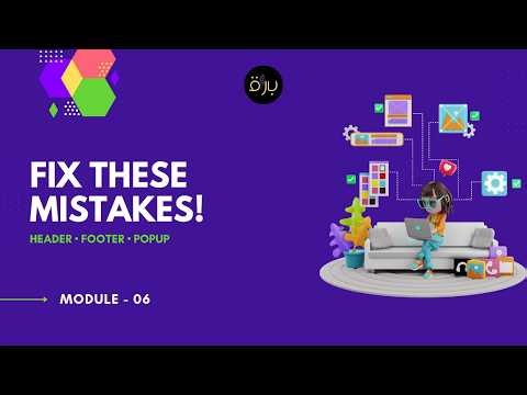 Elementor Header, Footer & Popups Explained | Task Review & Common Mistakes | WordPress Bootcamp #6