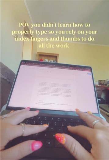 I took the typing classes I swear… it just didn’t stick #typing #laptop #middleschool #fail #westvirginia