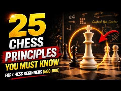 Chess Strategy for Beginners : 25 Secret Principles to boost your ELO | EP5