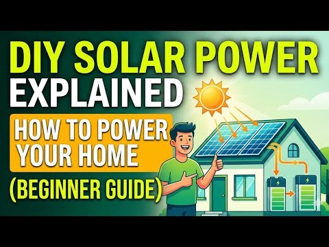 DIY Solar Power Explained: How to Power Your Home with the Sun (Beginner Guide)