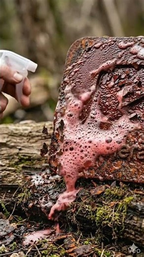 Satisfying Rust Removal on YouTube Play Button (rusttherapyy) 🔥🧼 | Outdoor Cleaning ASMR