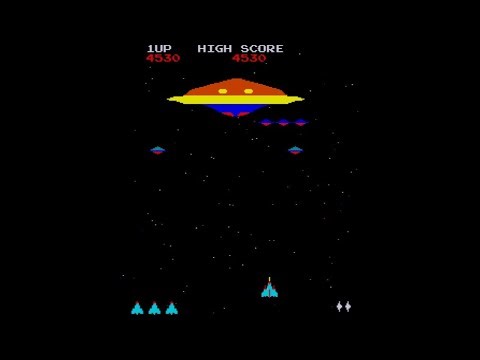 Defend the Terra Attack on the Red UFO [Arcade Longplay] (1981)