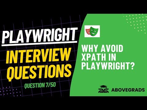 Question #7: Why avoid XPath in Playwright? | Why getByRole() Is Recommended | Playwright Interview