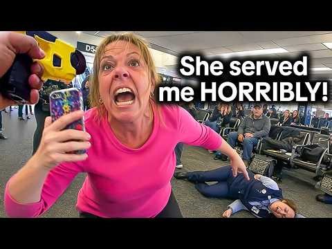 When Entitled Passengers Think They Can Attack Flight Attendants at the Airport