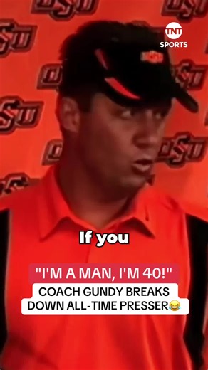 Coach Gundy broke down one of the best post-game interviews of all time 😭 #cfp #oklahomastatefootball #mikgundy #big12