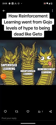 Reinforcement Learning was one of the most hyped areas in AI. At one point, it was supposed to revolutionize the world. Now it's almost an after-thought to Supervised and Unsupervised Learning. So what went wrong? Reinforcement learning (RL) is a type of machine learning that enables an agent to learn how to behave in an environment by trial and error. The agent is rewarded for taking actions that lead to desired outcomes, and penalized for taking actions that lead to undesired outcomes. Over ti