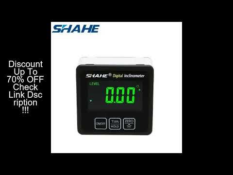 Shahe New High Precision Magnetic Digital Inclinometer Level Box Electronic Protractor With Backligh