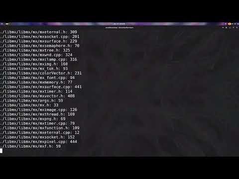 Count all lines of code in my projects with one line command