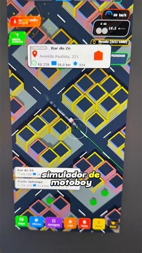 I made a motorcycle courier simulator using only AI #shorts