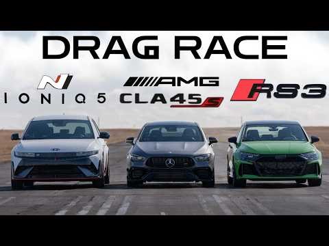 2026 CLA45s Final Edition vs 2026 Audi RS3 vs 2025 Ioniq 5N