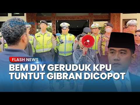 Gelombang Protes Mahasiswa: Forum BEM DIY Geruduk KPU Desak Pencopotan Ketua KPU RI & Wapres Gibran