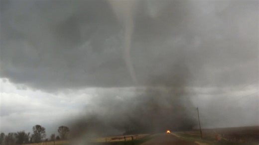Purple skies, tornadoes and hail seen across US.: Here's the severe weather forecast