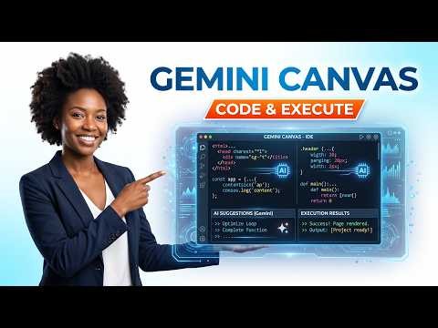 Google Gemini Canvas for Programming & Code Execution