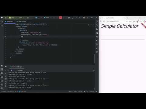 Flutter Project || Simple Calculator || Beginners