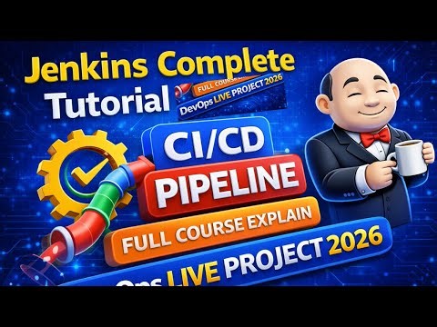Jenkins Complete Tutorial | CI/CD Pipeline Full Course | DevOps Live Project 2026