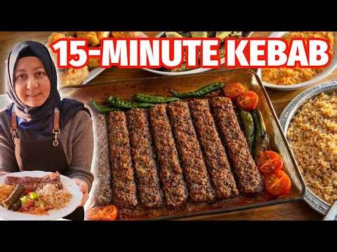 15-Minute Prep Turkish Kebab (Soft, Juicy, Oven-Baked)