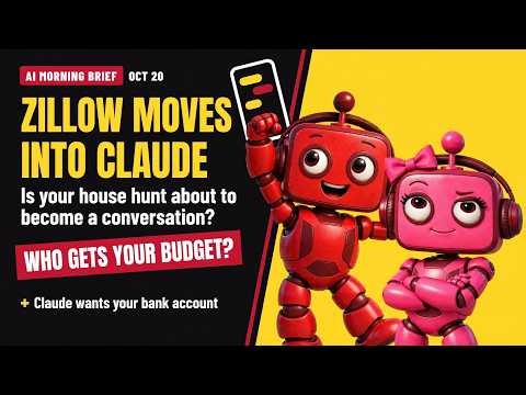 Zillow Moves Into Claude — AI Morning Brief, Oct 20