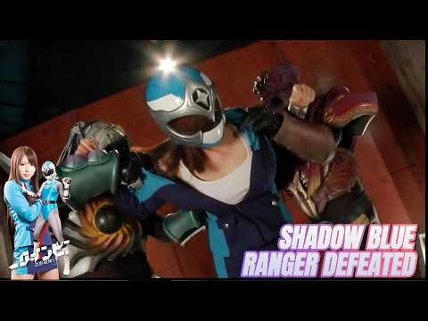 Superheroine Highlight: Shadow Blue Defeated!Transformation Malfunction in Enemy Lair #superheroines