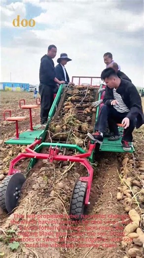 Self-propelled Potato & Sweet Potato Harvester for Farm Harvesting