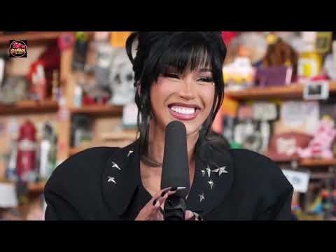 Cardi B Turned NPR’s Tiny Desk Into a Full Stage 🎤🖤 That LOOK!