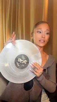 Ariana Grande Unboxes Her Petal Vinyl & Reveals the Sweet Story Behind the Album Cover #shorts