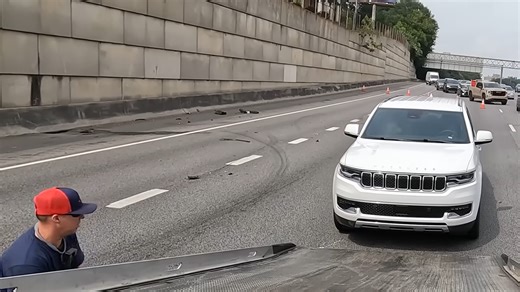 Violent impact sparks urgent response from tow crew