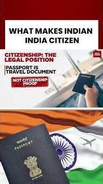 Passport Is Travel Document, Not Proof Of Citizenship: MEA | Rajdeep Sardesai | Citizenship