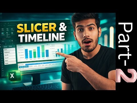 How to Use Slicer and Timeline in Excel for Dynamic Reports Part 2.