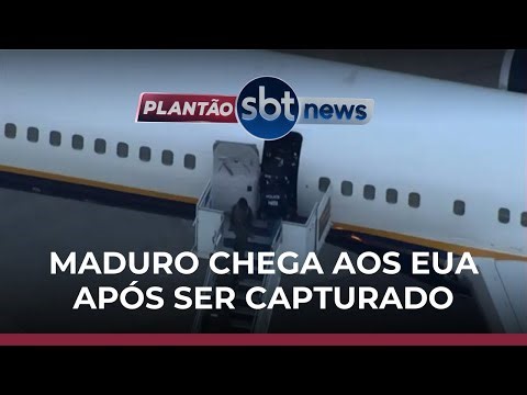 MADURO CHEGA AOS ESTADOS UNIDOS APÓS SER CAPTURADO | PLANTÃO NEWS | 03/01/2026