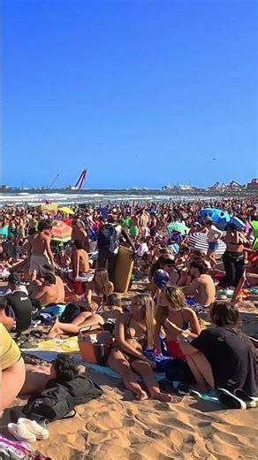 🇦🇷 Mar del Plata Beach Sunny Day
