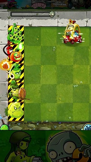 PvZ2 - Pea Pod & 4 plants vs Toy Car Imp #Shorts #pvz2 #pvz #pvz2gameplay #pvzmod