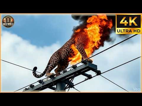 45 Shocking Moments When Animals Accidentally Touch Electricity | Animals Touch Electricity